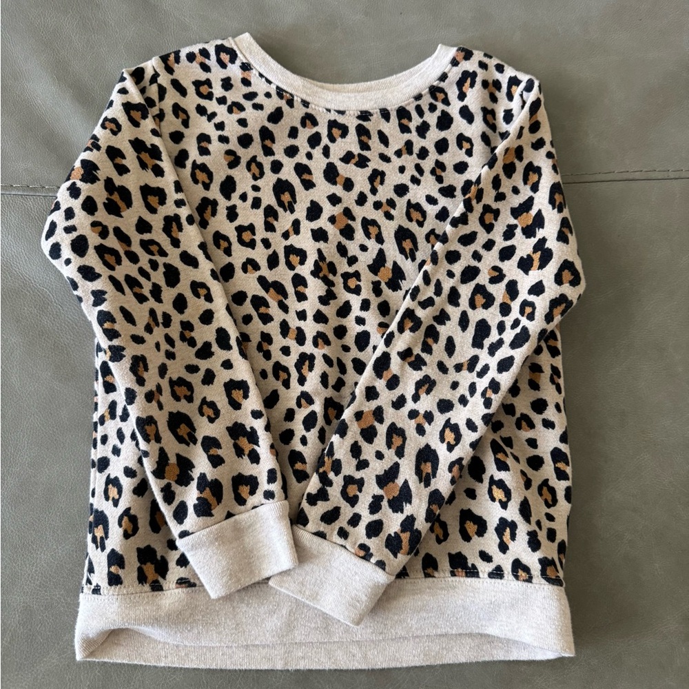 Garanimals Leopard Print Sweatshirt - Tan and Black